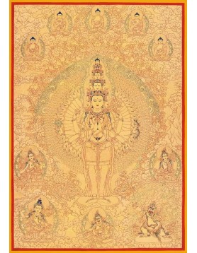 千手护佑 智慧如海—生肖鼠的千年守护者千手观音