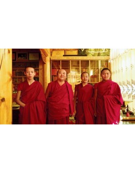 「 苦修载道，彩笔传心」元旦尖措（僧人）