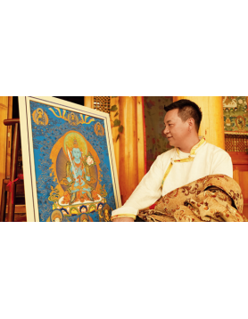 唐卡 “开脸” 为何秘不示人？ 热贡大师拉浪当智的八代传承密码。