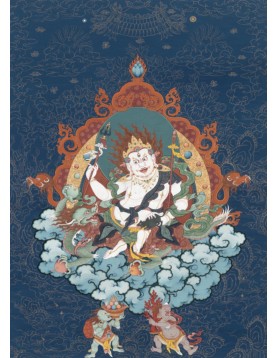 白财神唐卡：悲心化现，息灾增福